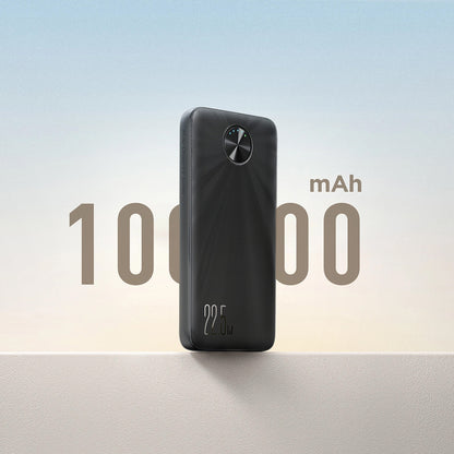 External Battery Joyroom JR-PBF15, 10000mAh, 22.5W, QC + PD, 1 x USB-C - 2 x USB-A, Black 