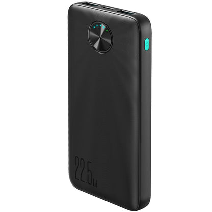 External Battery Joyroom JR-PBF15, 10000mAh, 22.5W, QC + PD, 1 x USB-C - 2 x USB-A, Black 