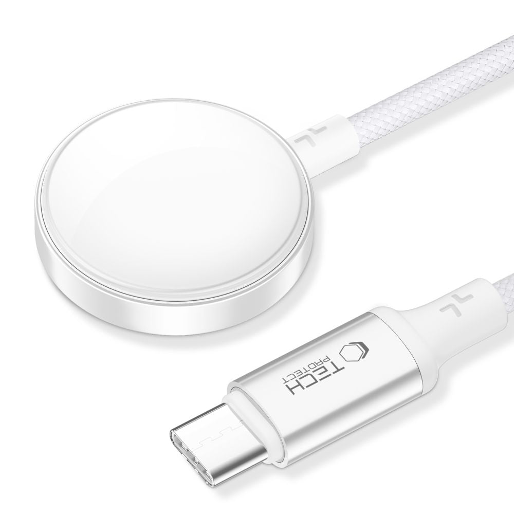 Cavo di Ricarica Tech-Protect MC02 Ultraboost C per Apple Watch Series, Bianco