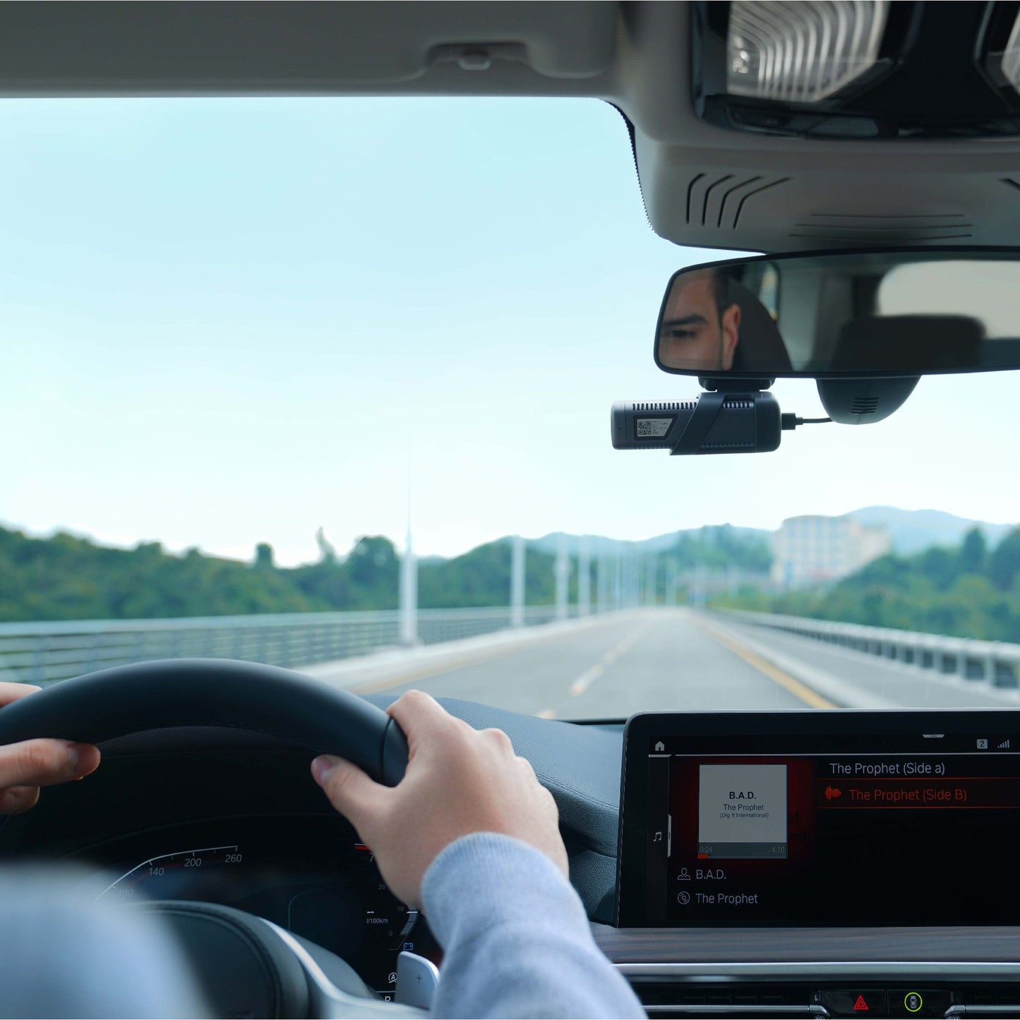 70mai Dash Cam M500 Car Camera, 1944P, Wi-Fi, GPS, AI, 128Gb 