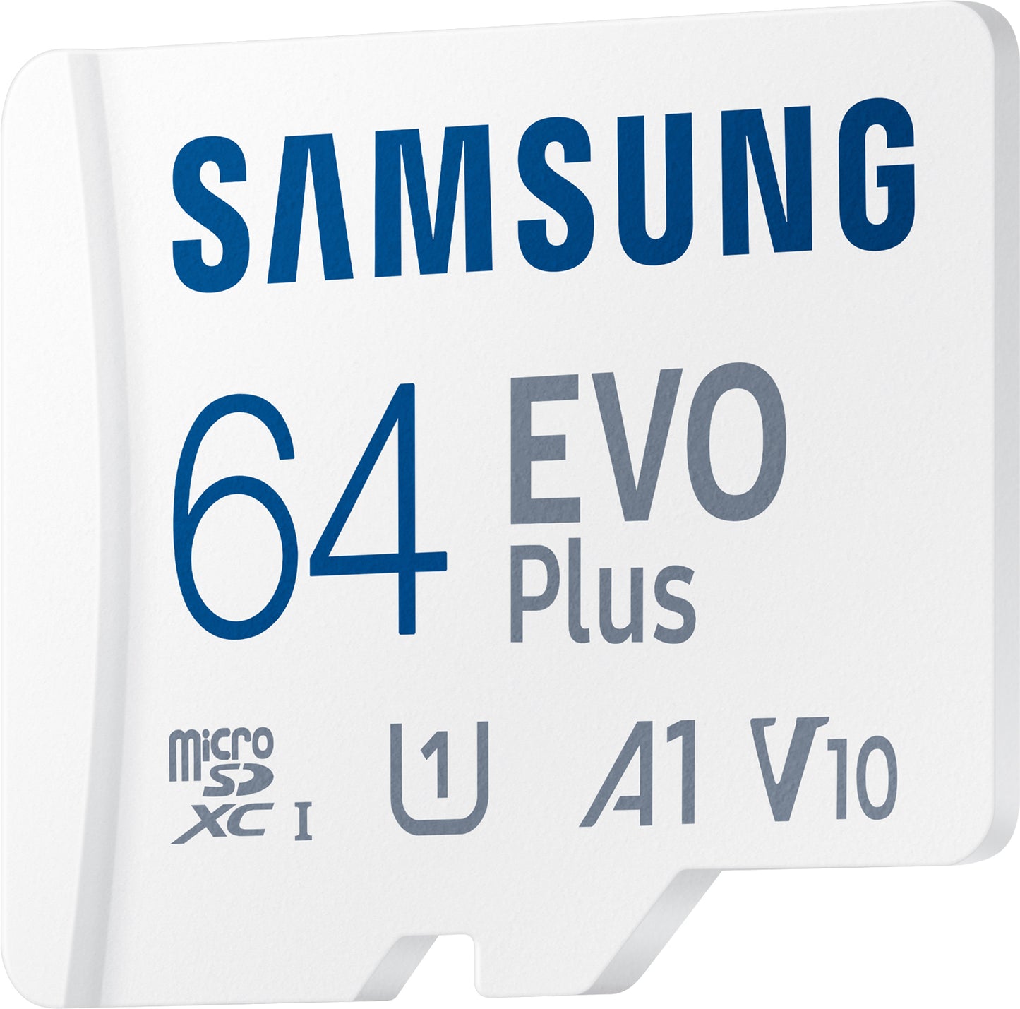 Memory Card microSDXC Samsung Evo Plus, 64Gb, Class 10 / UHS-1 U1, With Adapter MB-MC64KA/EU MB-MC64KA/EU